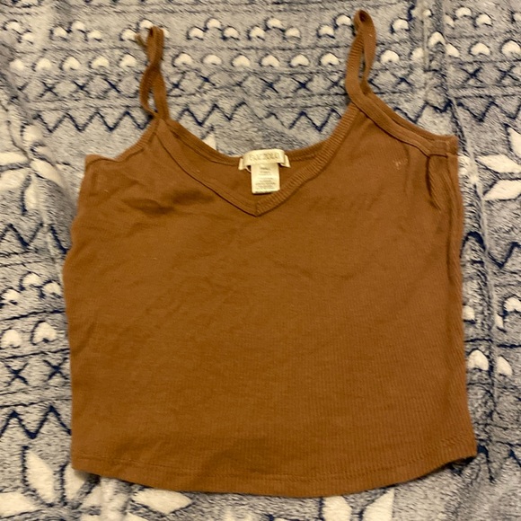 Brown Crop Top - Picture 1 of 2
